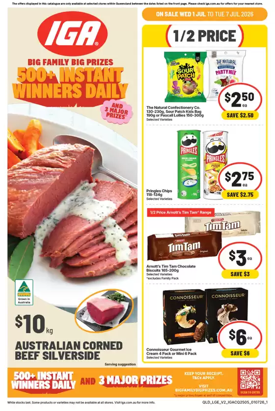 IGA catalogue | Exclusive bargains | 2026-07-01T00:00:00.000Z - 2026-07-07T00:00:00.000Z