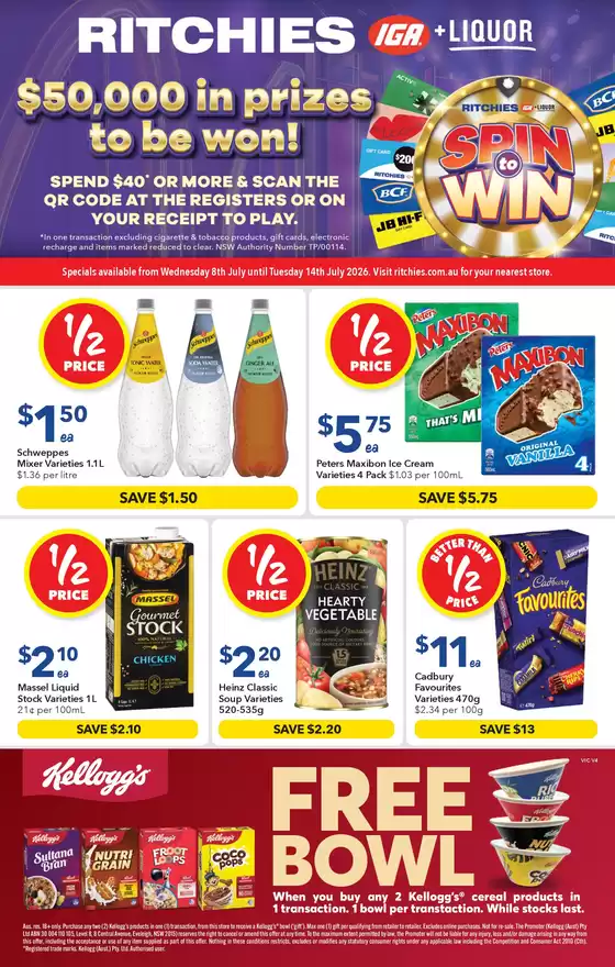 Ritchies catalogue | Ritchies 08/07 | 2026-07-08T00:00:00.000Z - 2026-07-14T00:00:00.000Z