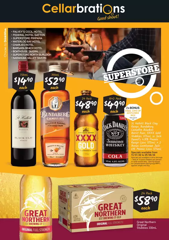 Cellarbrations catalogue | Good Shout! QLD SS 13/07 | 2026-07-13T00:00:00.000Z - 2026-08-09T00:00:00.000Z