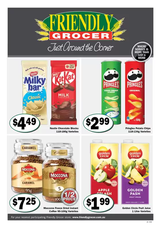 Friendly Grocer catalogue in Shellharbour NSW | Week 28 2026 catalogue zone 2 | 2026-07-08T00:00:00.000Z - 2026-07-14T00:00:00.000Z