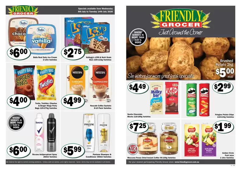 Friendly Grocer catalogue | Week 28 2026 catalogue zone 2 | 2026-07-08T00:00:00.000Z - 2026-07-14T00:00:00.000Z