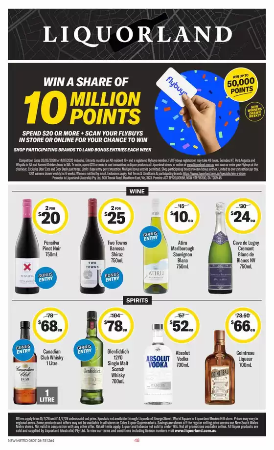 Liquorland catalogue | weekly Liquorland catalogue | 2026-07-08T00:00:00.000Z - 2026-07-14T00:00:00.000Z
