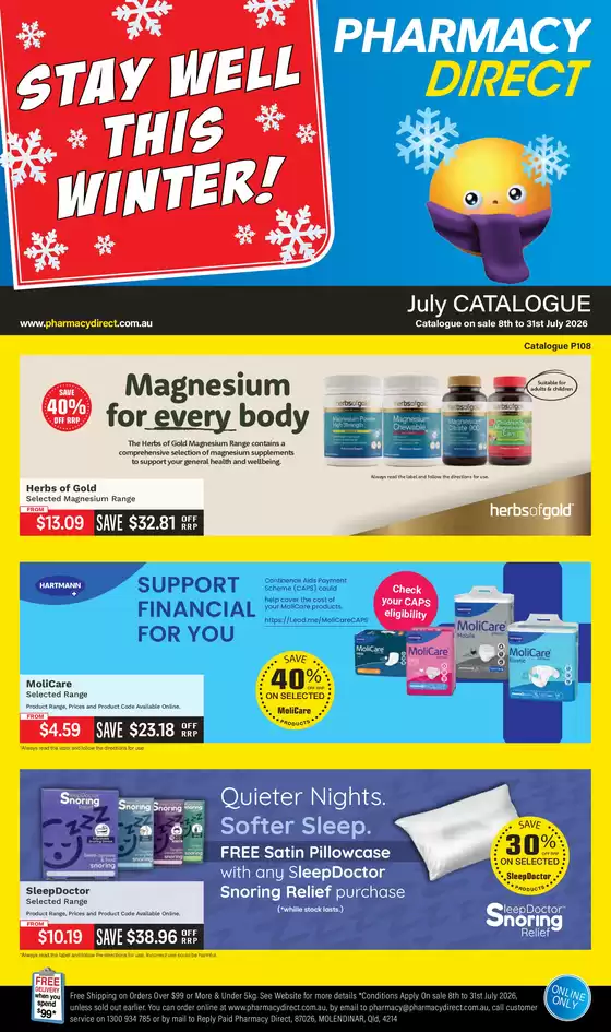 Pharmacy Direct catalogue | Stay Well This Winter | 2026-07-08T00:00:00.000Z - 2026-07-31T00:00:00.000Z