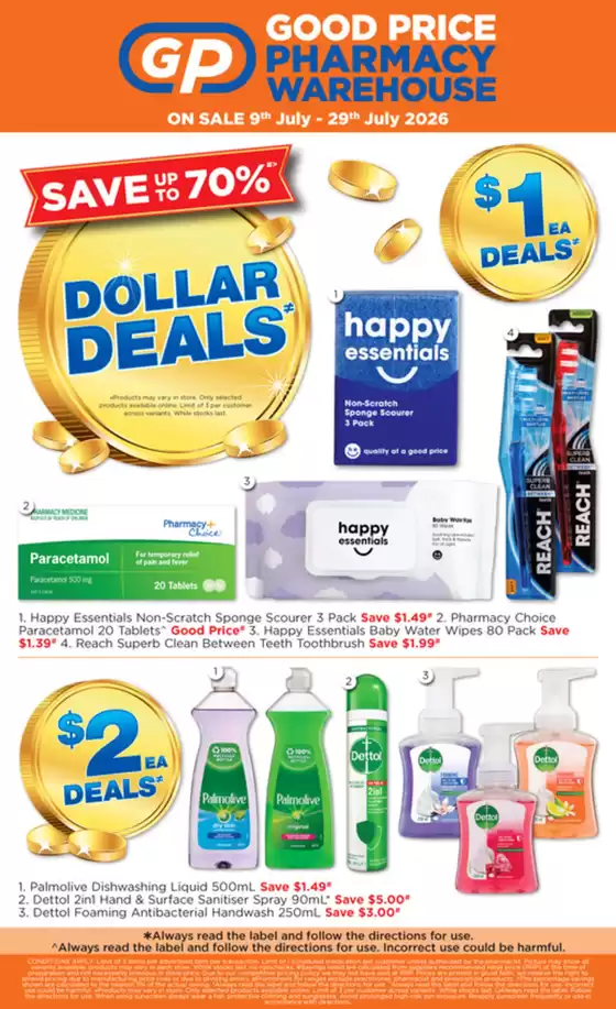 Good Price Pharmacy catalogue | Dollar Deals | 2026-07-09T00:00:00.000Z - 2026-07-29T00:00:00.000Z