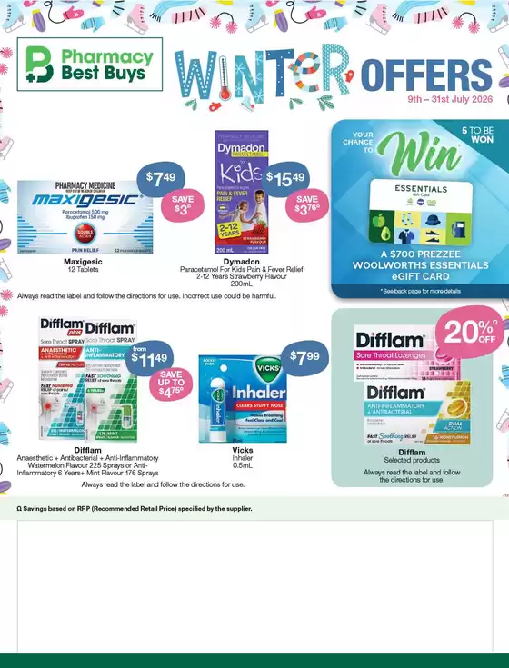 Pharmacy Best Buys catalogue | Winter Offers | 2026-07-09T00:00:00.000Z - 2026-07-31T00:00:00.000Z