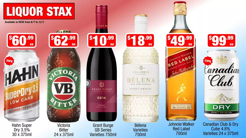 Liquor Stax catalogue | Liquor Stax catalogue specials | 2026-07-08T00:00:00.000Z - 2026-07-12T00:00:00.000Z