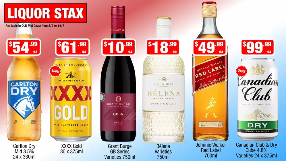 Liquor Stax catalogue | Our best offers for you | 2026-07-08T00:00:00.000Z - 2026-07-14T00:00:00.000Z