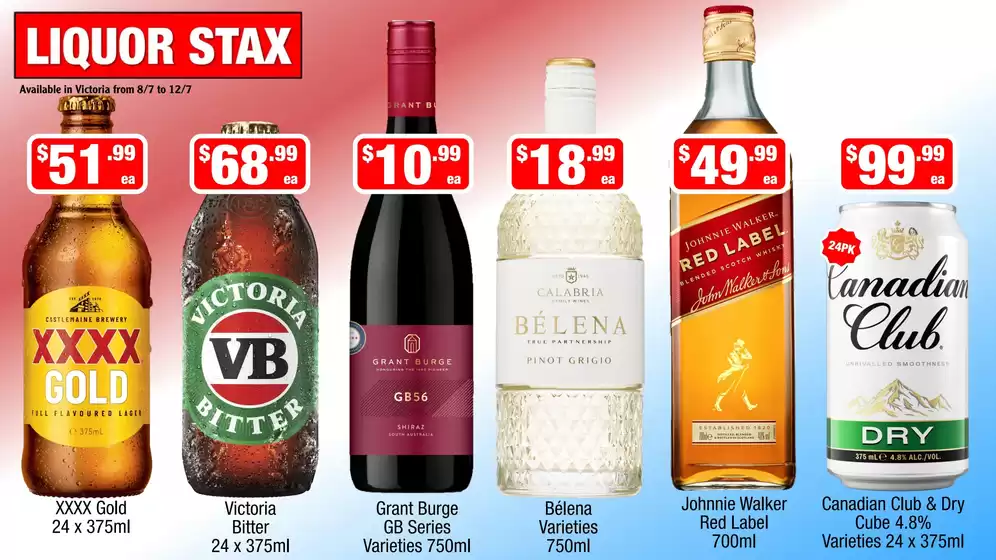 Liquor Stax catalogue | Our best deals for you | 2026-07-08T00:00:00.000Z - 2026-07-12T00:00:00.000Z