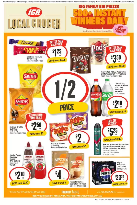 IGA catalogue | Exclusive deals for our customers | 2026-07-15T00:00:00.000Z - 2026-07-21T00:00:00.000Z