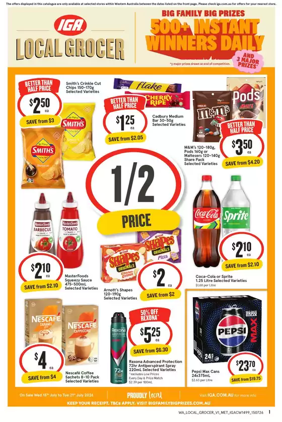 IGA catalogue | Discounts and promotions | 2026-07-15T00:00:00.000Z - 2026-07-21T00:00:00.000Z