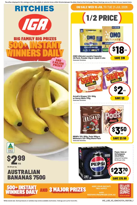 Ritchies catalogue | Sneak Peek - Weekly Specials Catalogues | 2026-07-15T00:00:00.000Z - 2026-07-21T00:00:00.000Z