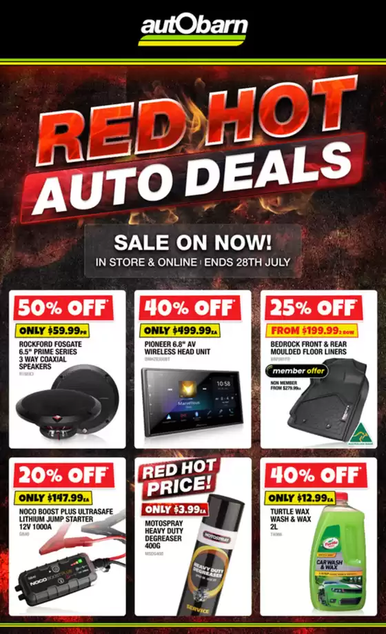 Autobarn catalogue in Traralgon VIC | Red Hot Auto Deals | 2026-07-15T00:00:00.000Z - 2026-07-28T00:00:00.000Z