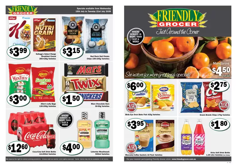 Friendly Grocer catalogue | Week 29 2026 catalogue zone 1 | 2026-07-15T00:00:00.000Z - 2026-07-21T00:00:00.000Z