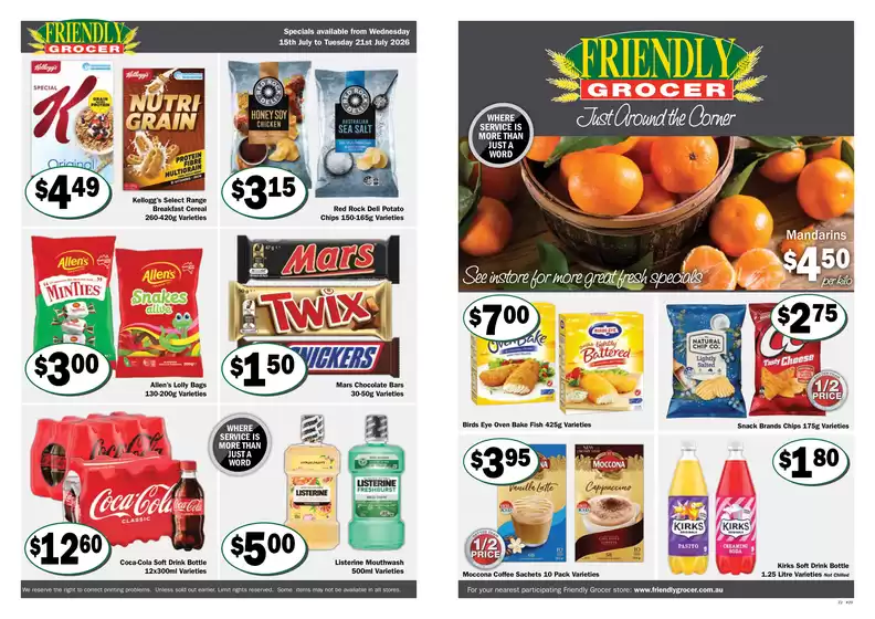 Friendly Grocer catalogue | Week 29 2026 catalogue zone 2 | 2026-07-15T00:00:00.000Z - 2026-07-21T00:00:00.000Z