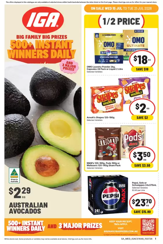 IGA catalogue | Top offers for thrifty shoppers | 2026-07-15T00:00:00.000Z - 2026-07-21T00:00:00.000Z