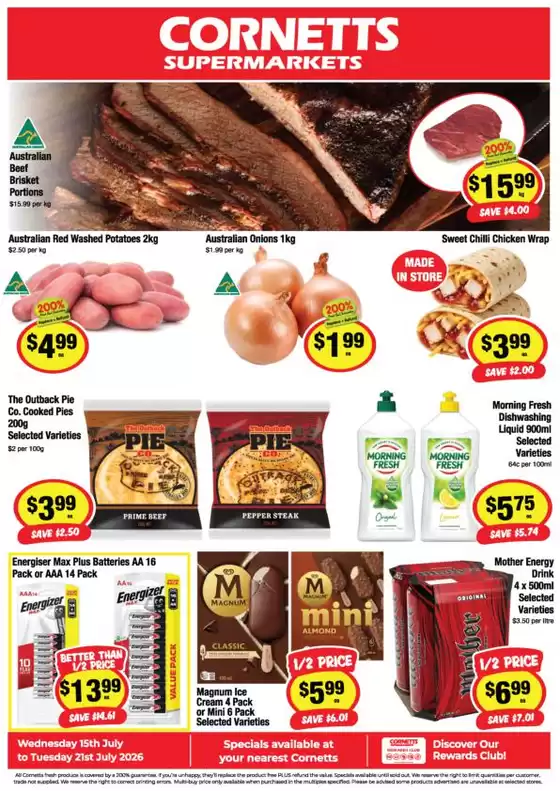 CORNETTS catalogue | CORNETTS catalogue specials | 2026-07-15T00:00:00.000Z - 2026-07-21T00:00:00.000Z
