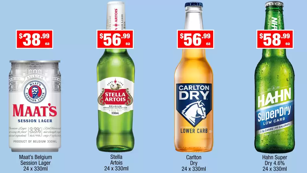 Liquor Stax catalogue specials