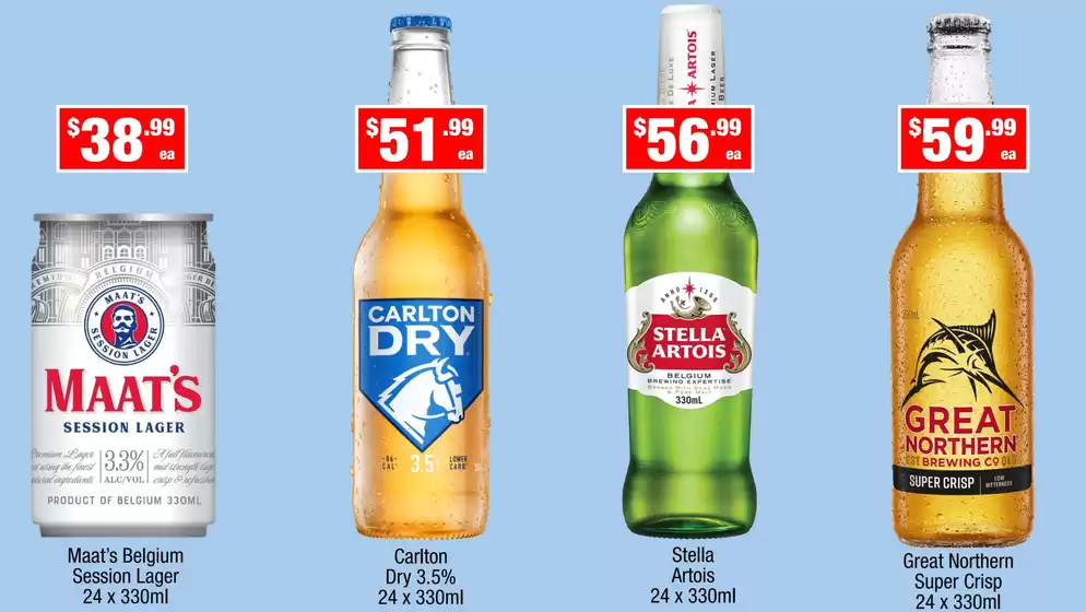 Liquor Stax catalogue specials