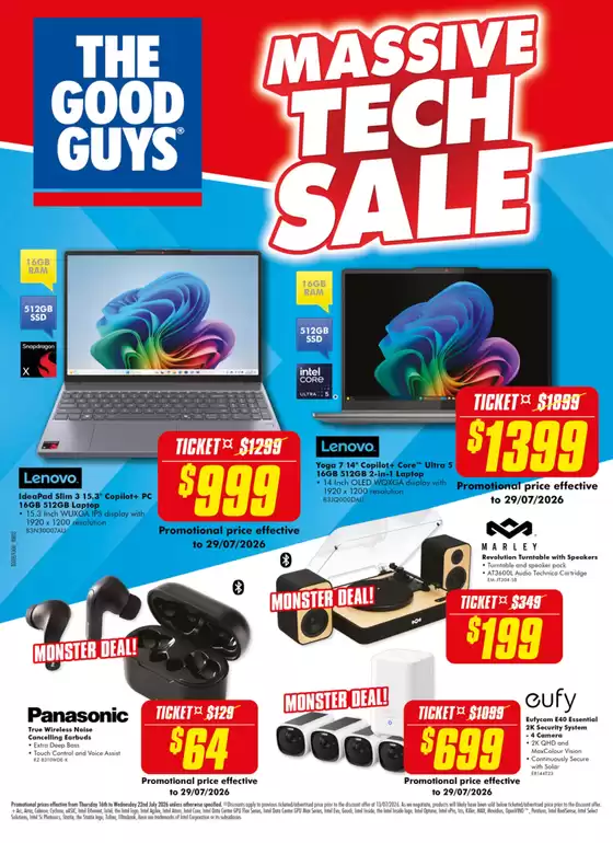 The Good Guys catalogue | Massive Tech Sale | 2026-07-16T00:00:00.000Z - 2026-07-22T00:00:00.000Z