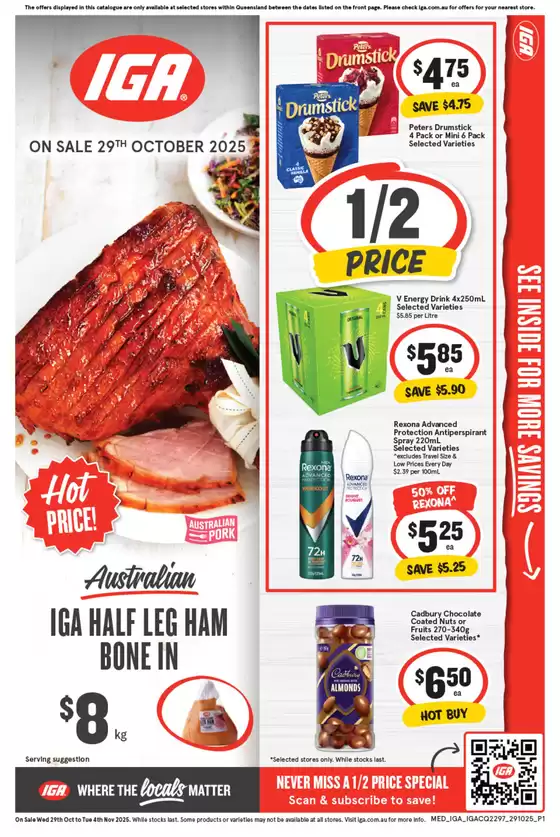 Iga catalogue specials
