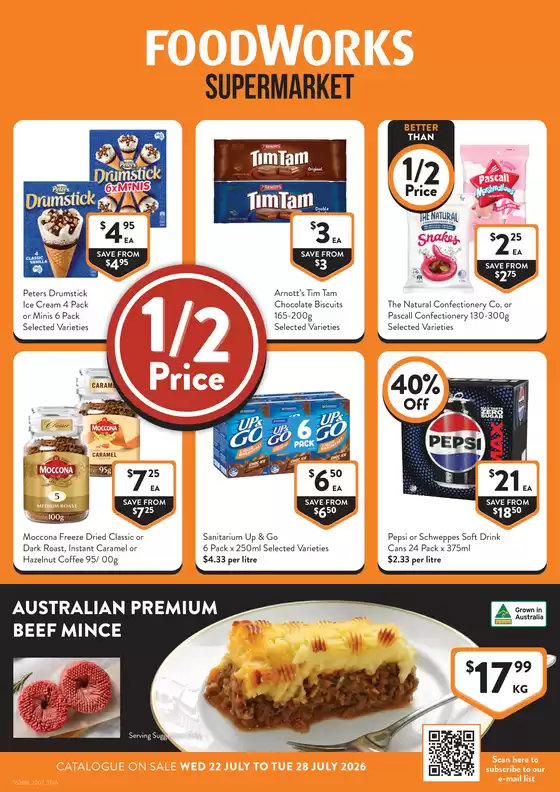 Foodworks catalogue in Tumut NSW | Supermarket | 2026-07-22T00:00:00.000Z - 2026-07-28T00:00:00.000Z