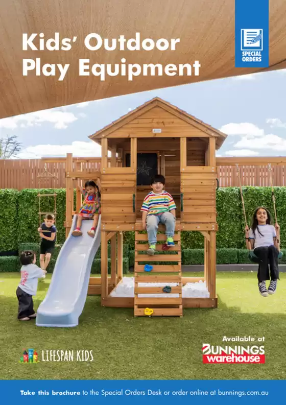 Bunnings Warehouse catalogue in Perth WA | Kids' Outdoor Play Equipment | 2026-07-20T00:00:00.000Z - 2026-08-20T00:00:00.000Z
