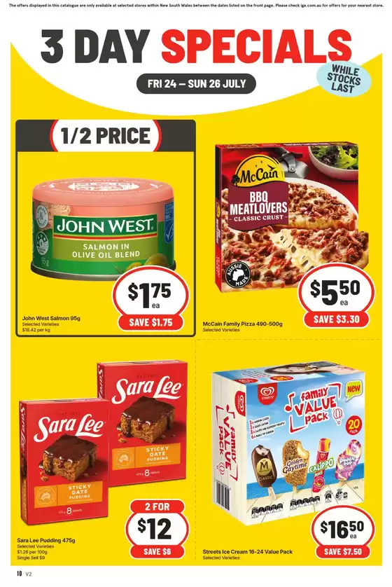 IGA catalogue in Saint Andrews VIC | Great discounts on selected products | 2026-07-24T00:00:00.000Z - 2026-07-26T00:00:00.000Z