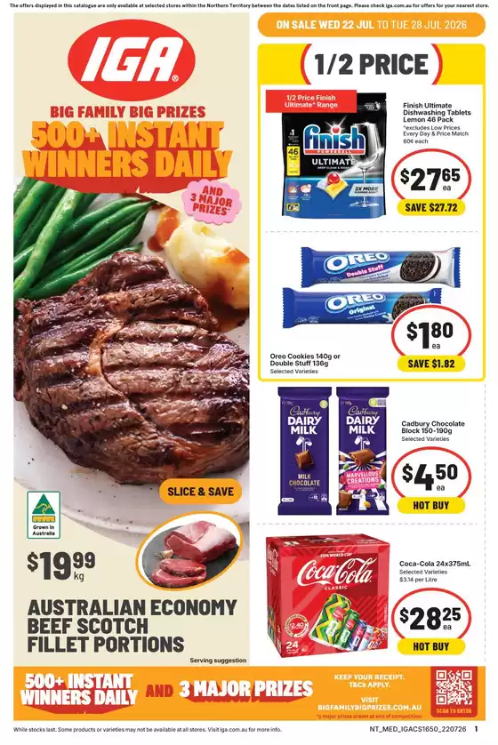 IGA catalogue in Saint Andrews VIC | Great offer for all customers | 2026-07-22T00:00:00.000Z - 2026-07-28T00:00:00.000Z