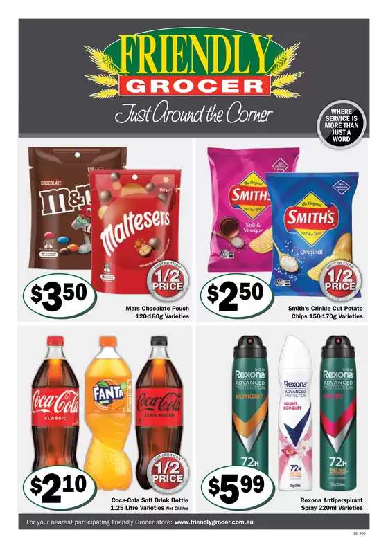 Friendly Grocer catalogue in Dungog NSW | Week 30 2026 catalogue zone 2 | 2026-07-22T00:00:00.000Z - 2026-07-28T00:00:00.000Z