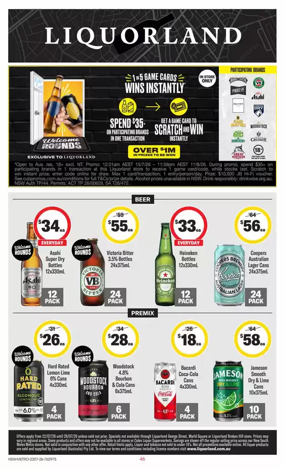 Liquorland catalogue | weekly Liquorland catalogue | 2026-07-22T00:00:00.000Z - 2026-07-28T00:00:00.000Z