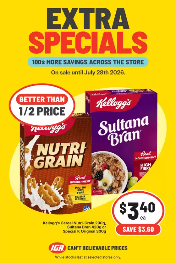 SUPA VALU IGA catalogue | Supa Big Deals This Week | 2026-07-22T00:00:00.000Z - 2026-07-28T00:00:00.000Z