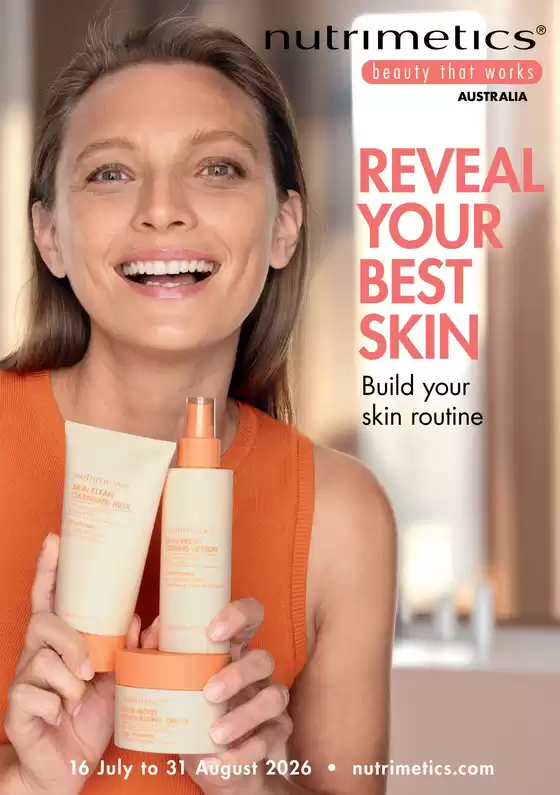 Nutrimetics catalogue | Reveal Your Best Skin | 2026-07-26T00:00:00.000Z - 2026-08-31T00:00:00.000Z