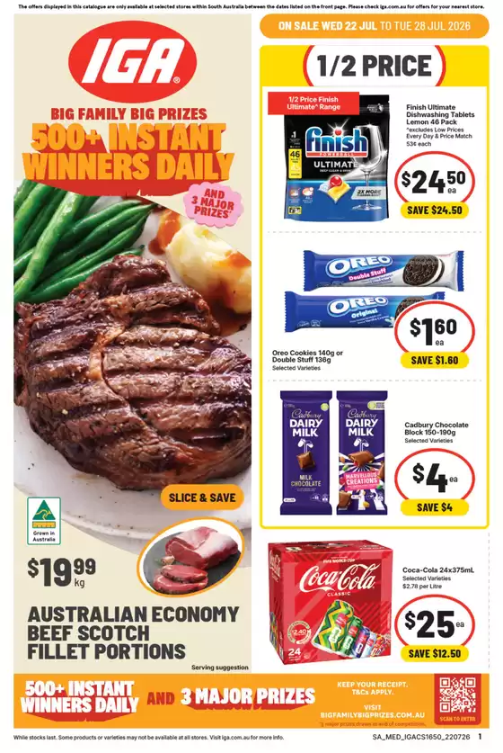 IGA catalogue | Top deals for all customers | 2026-07-22T00:00:00.000Z - 2026-07-28T00:00:00.000Z