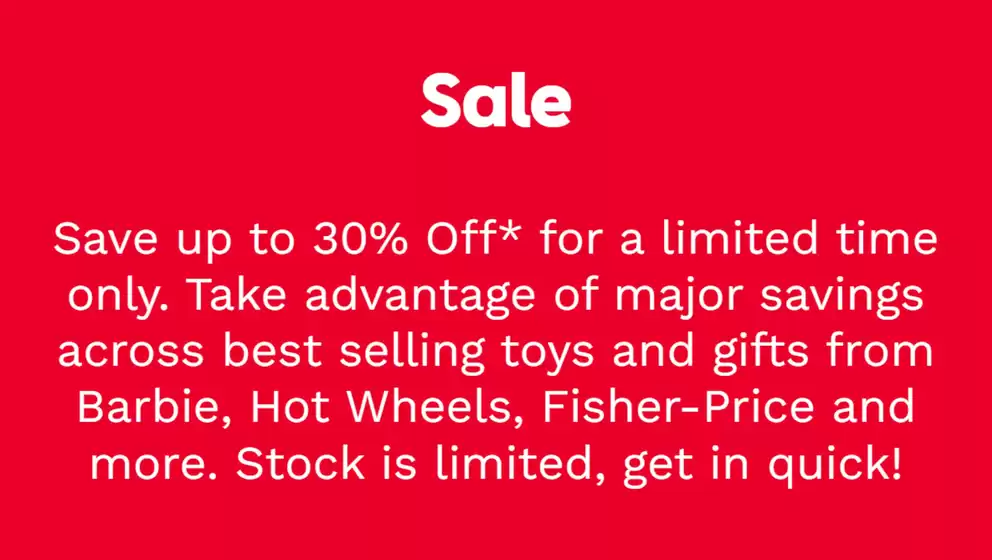 Barbie catalogue | Save Up To 30% | 2026-07-27T00:00:00.000Z - 2026-08-02T00:00:00.000Z