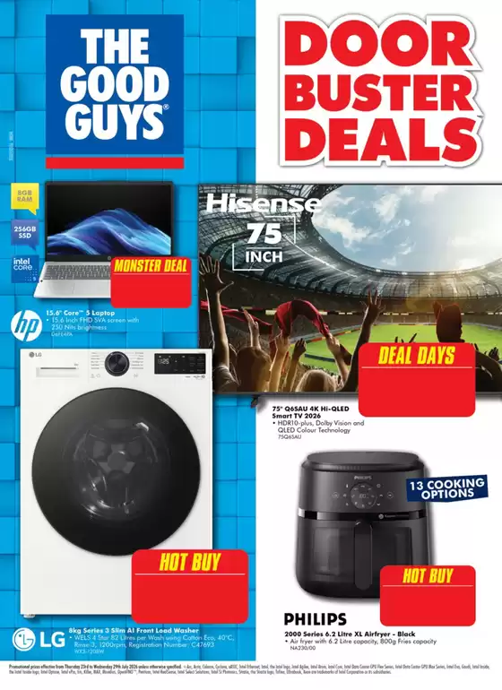 The Good Guys catalogue in Bannockburn VIC | Door Buster Deals | 2026-07-23T00:00:00.000Z - 2026-07-29T00:00:00.000Z