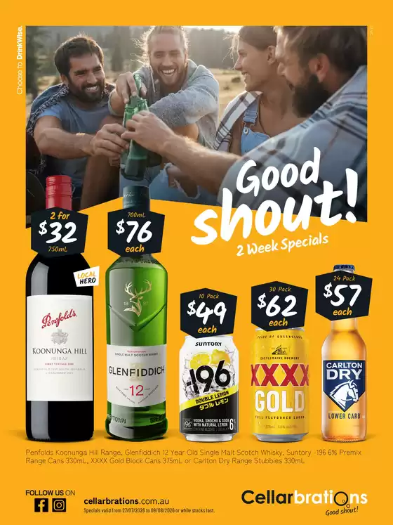 Cellarbrations catalogue | Good Shout! 27/07 | 2026-07-27T00:00:00.000Z - 2026-08-09T00:00:00.000Z
