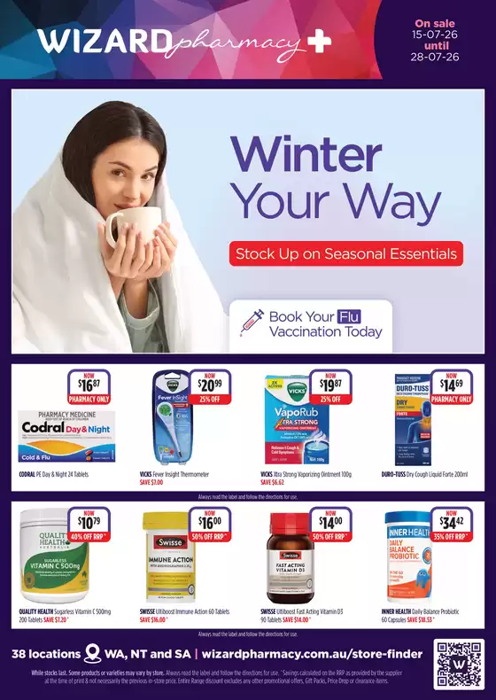 Wizard Pharmacy catalogue | Winter Your Way | 2026-07-24T00:00:00.000Z - 2026-07-28T00:00:00.000Z