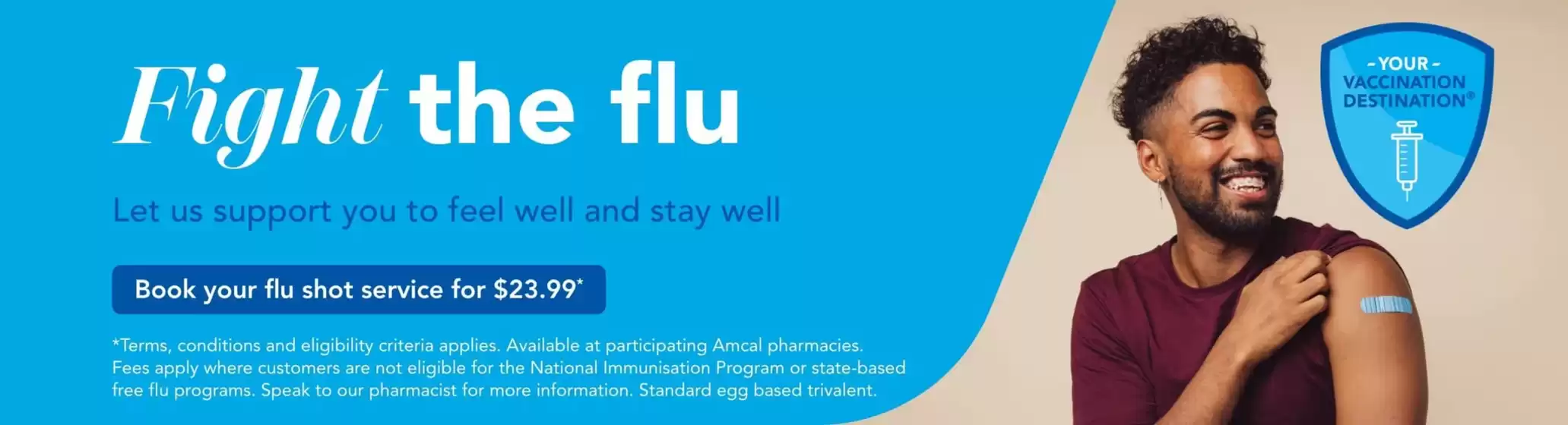 Amcal catalogue | Flu Shot Service For $23.99 | 2026-07-24T00:00:00.000Z - 2026-08-09T00:00:00.000Z