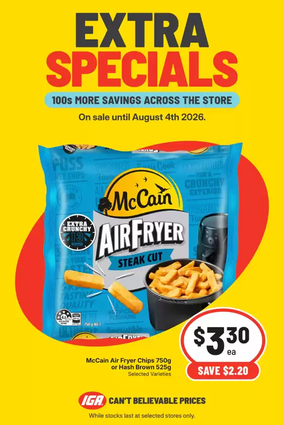 SUPA VALU IGA catalogue | Supa Big Deals This Week | 2026-07-29T00:00:00.000Z - 2026-08-04T00:00:00.000Z
