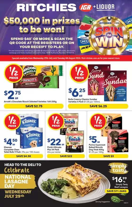 Ritchies catalogue | Sneak Peek - Ritchies Specials | 2026-07-29T00:00:00.000Z - 2026-08-04T00:00:00.000Z