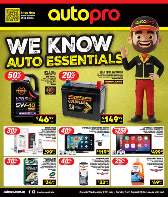 Autopro catalogue in Blueys Beach NSW | We Know Auto Essentials | 2026-07-29T00:00:00.000Z - 2026-08-16T00:00:00.000Z