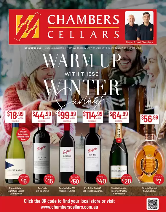 Chambers Cellars catalogue in Canberra ACT | Warm Up With These Winter Savings | 2026-08-02T00:00:00.000Z - 2026-08-29T00:00:00.000Z
