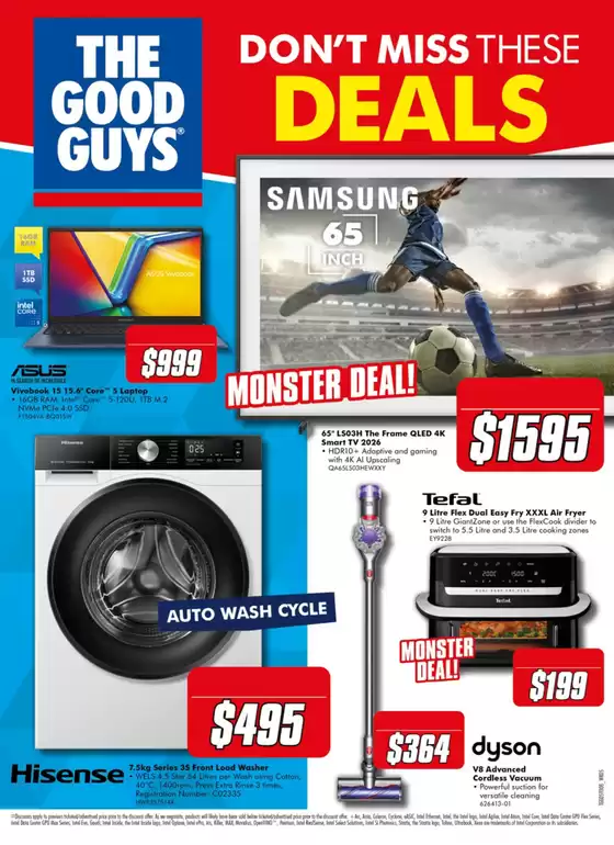 The Good Guys catalogue in Gin Gin QLD | Don't Miss These Deals | 2026-07-30T00:00:00.000Z - 2026-08-12T00:00:00.000Z