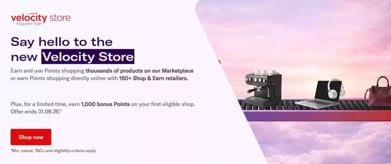 Velocity catalogue | New Offer | 2026-07-30T00:00:00.000Z - 2026-08-31T00:00:00.000Z