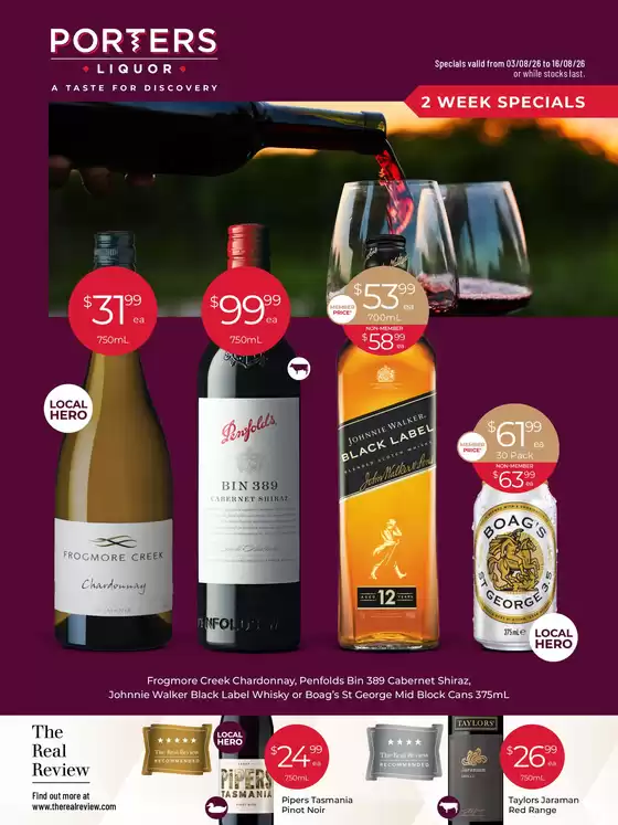 Porters catalogue in Griffith NSW | A Taste of Discovery 03/08 | 2026-08-03T00:00:00.000Z - 2026-08-16T00:00:00.000Z