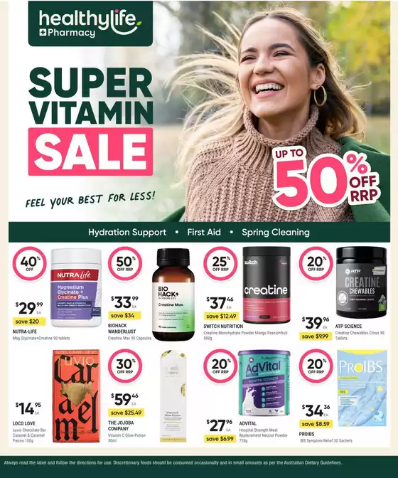 Healthylife Pharmacy catalogue in Adelaide SA | Healthylife Pharmacy catalogue specials | 2026-08-03T00:00:00.000Z - 2026-08-17T00:00:00.000Z