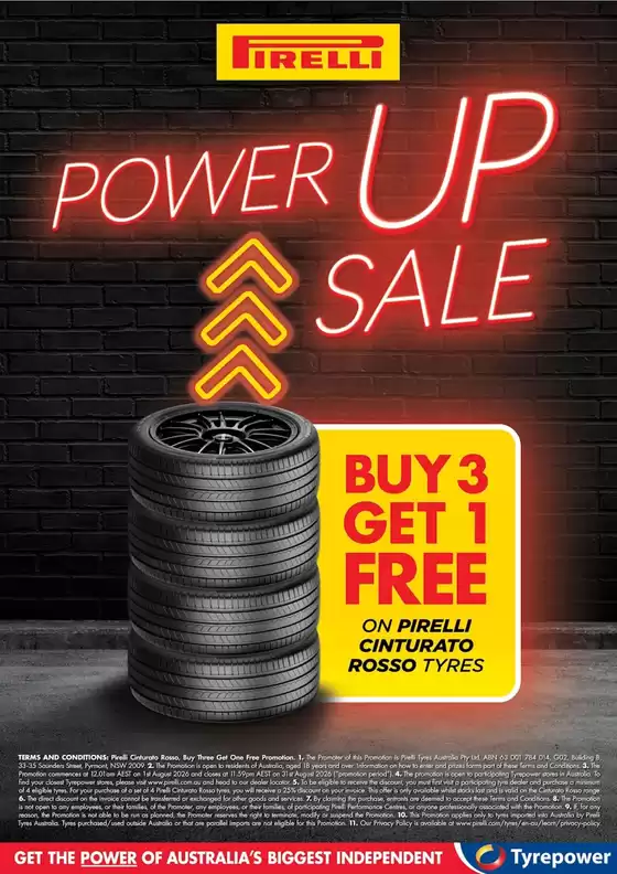 Tyrepower catalogue | Specials | 2026-08-03T00:00:00.000Z - 2026-08-31T00:00:00.000Z