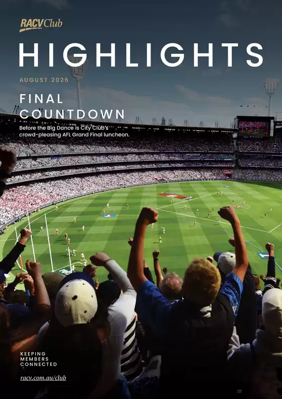 RACV catalogue | Highlights Magazine August 2026 | 2026-08-03T00:00:00.000Z - 2026-08-31T00:00:00.000Z