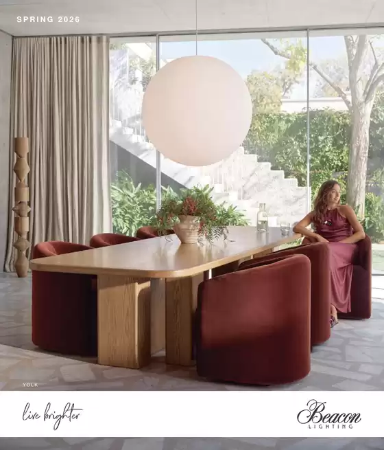 Beacon Lighting catalogue | Spring 2026 | 2026-08-03T00:00:00.000Z - 2026-09-30T00:00:00.000Z
