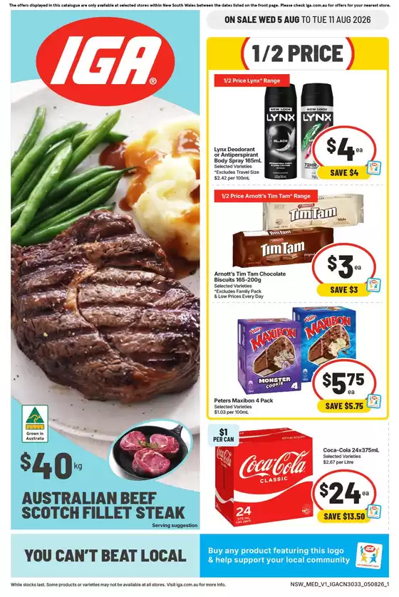 IGA catalogue | IGA 05/08 | 2026-08-05T00:00:00.000Z - 2026-08-11T00:00:00.000Z